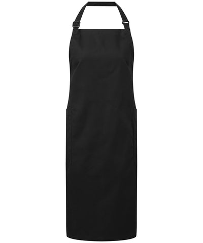 Delantal de Polister Reciclado y Algodn Orgnico | Negro