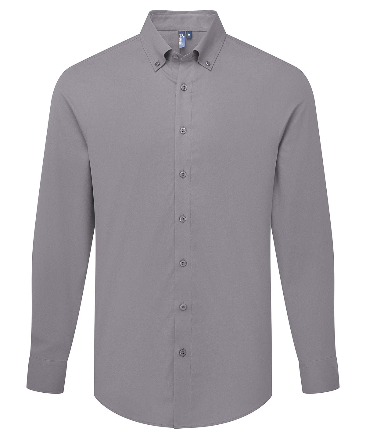 Camisa de manga larga Supreme Oxford | Gris Acero