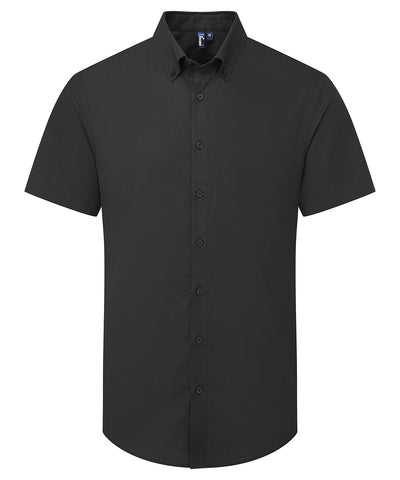 Camisa de manga corta Supreme Oxford | Negro