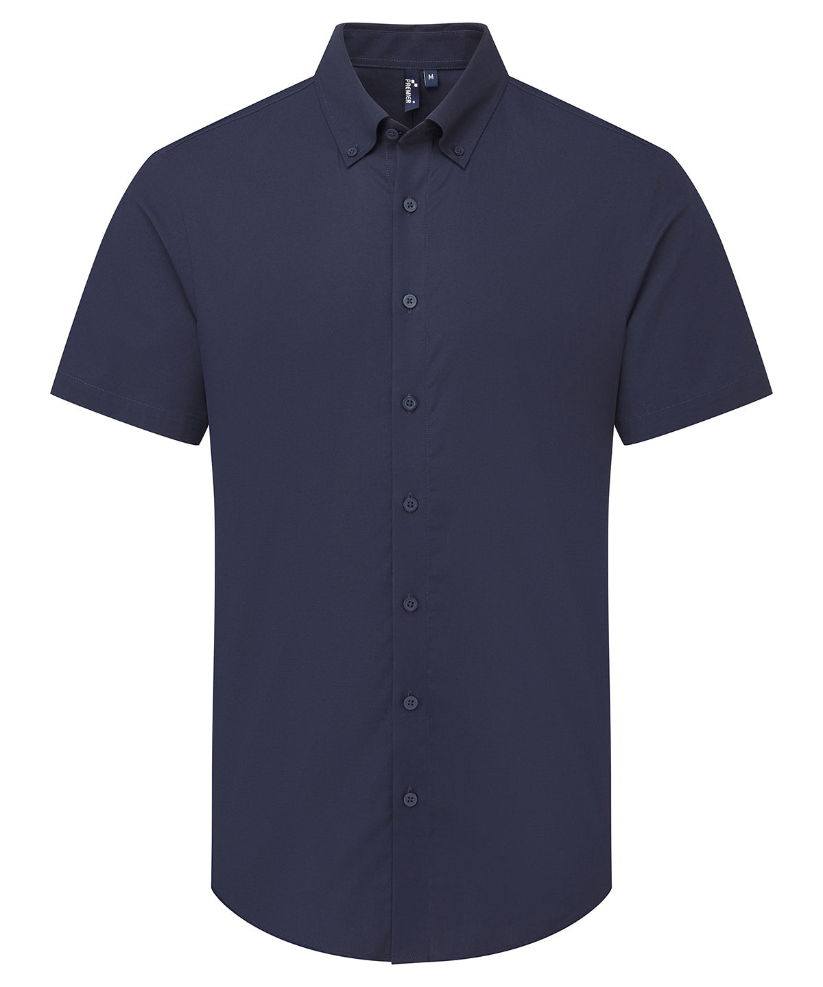 Camisa de manga corta Supreme Oxford | Azul Marino