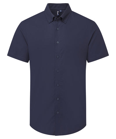 Camisa de manga corta Supreme Oxford | Azul Marino