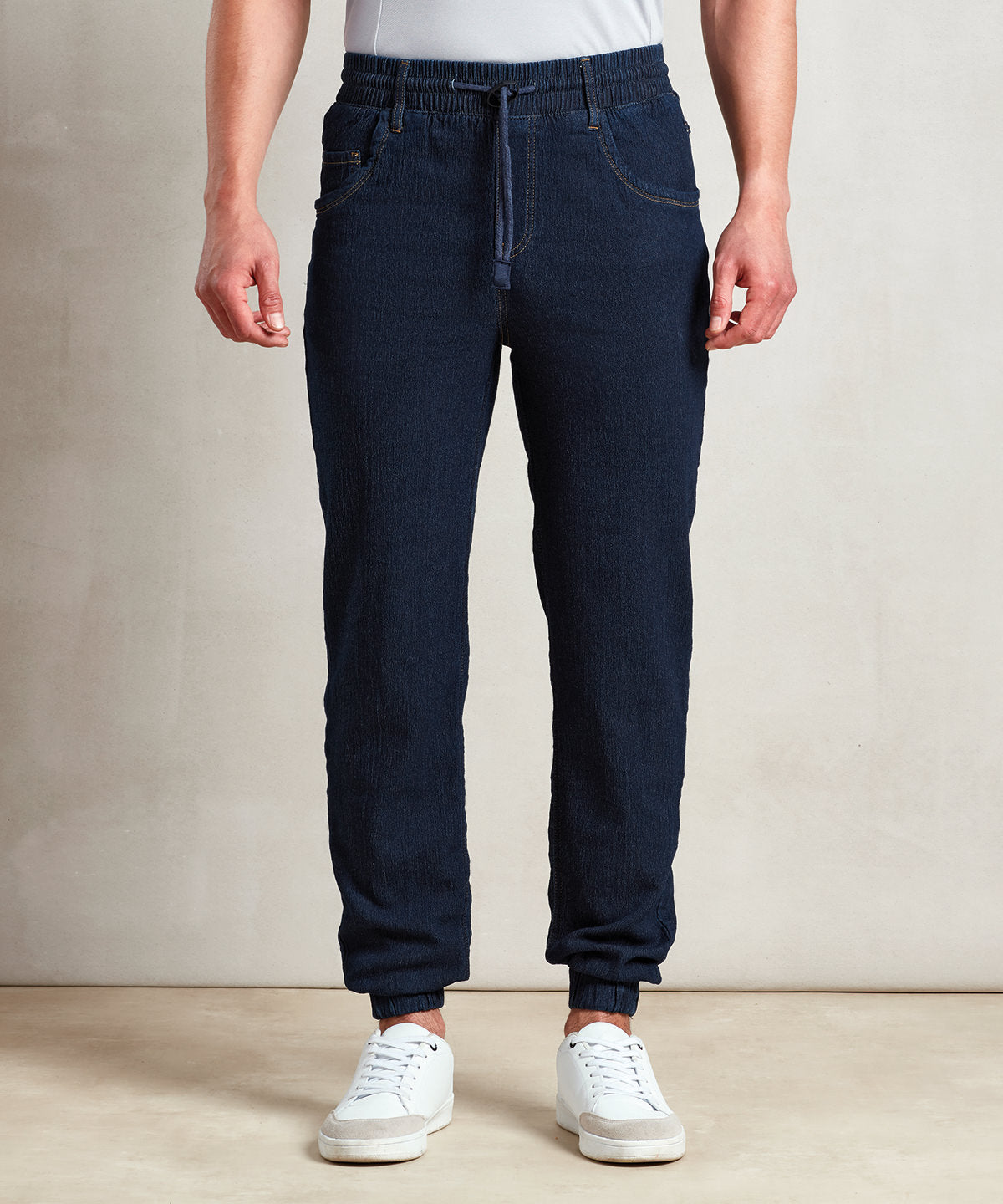 Pantalones jogger artesanales de chef | Denim Negro