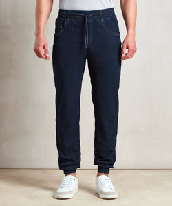 Pantalones jogger artesanales de chef | Denim Negro