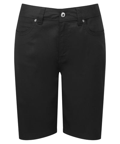 Damen Performance Chino Shorts | Schwarz