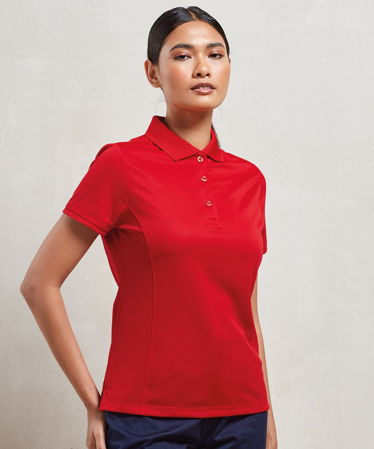 Coolchecker® Damen-Piqué-Polo | Weiß