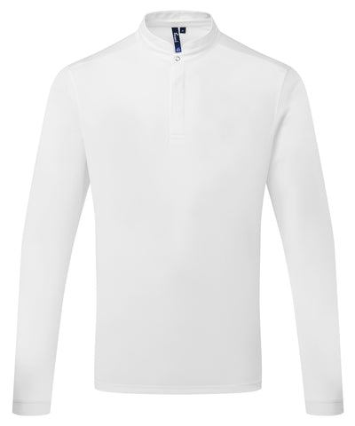 Camisa de chef de manga larga Essential Coolchecker® | Blanco