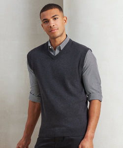 Jersey de punto sin mangas | Negro