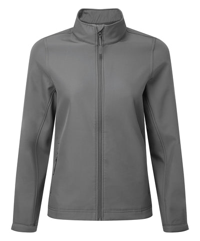 Veste softshell pour femme Windchecker® pour impression et recyclage | Gris Oscuro