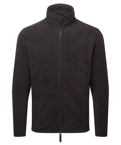 Chaqueta de polar artesanal | Negro/Negro
