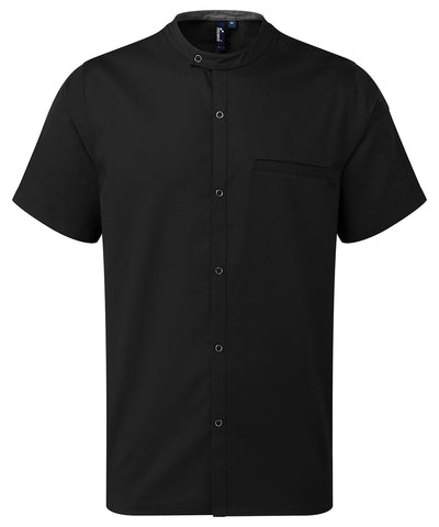 Camisa de manga corta Chefs Recyclight | Negro