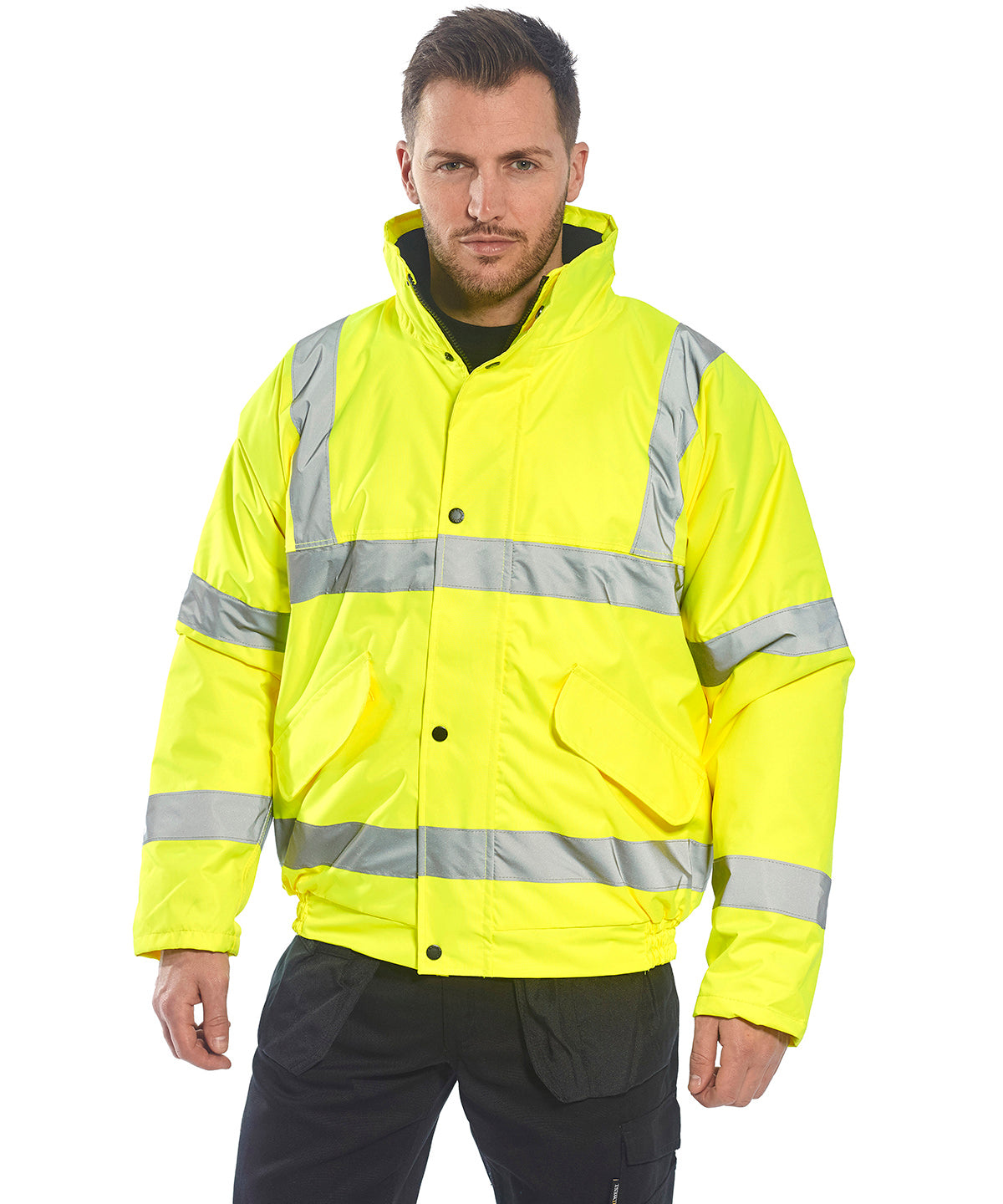 Chaqueta bomber de alta visibilidad (S463/S226) | Amarillo