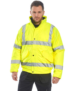 Chaqueta bomber de alta visibilidad (S463/S226) | Amarillo