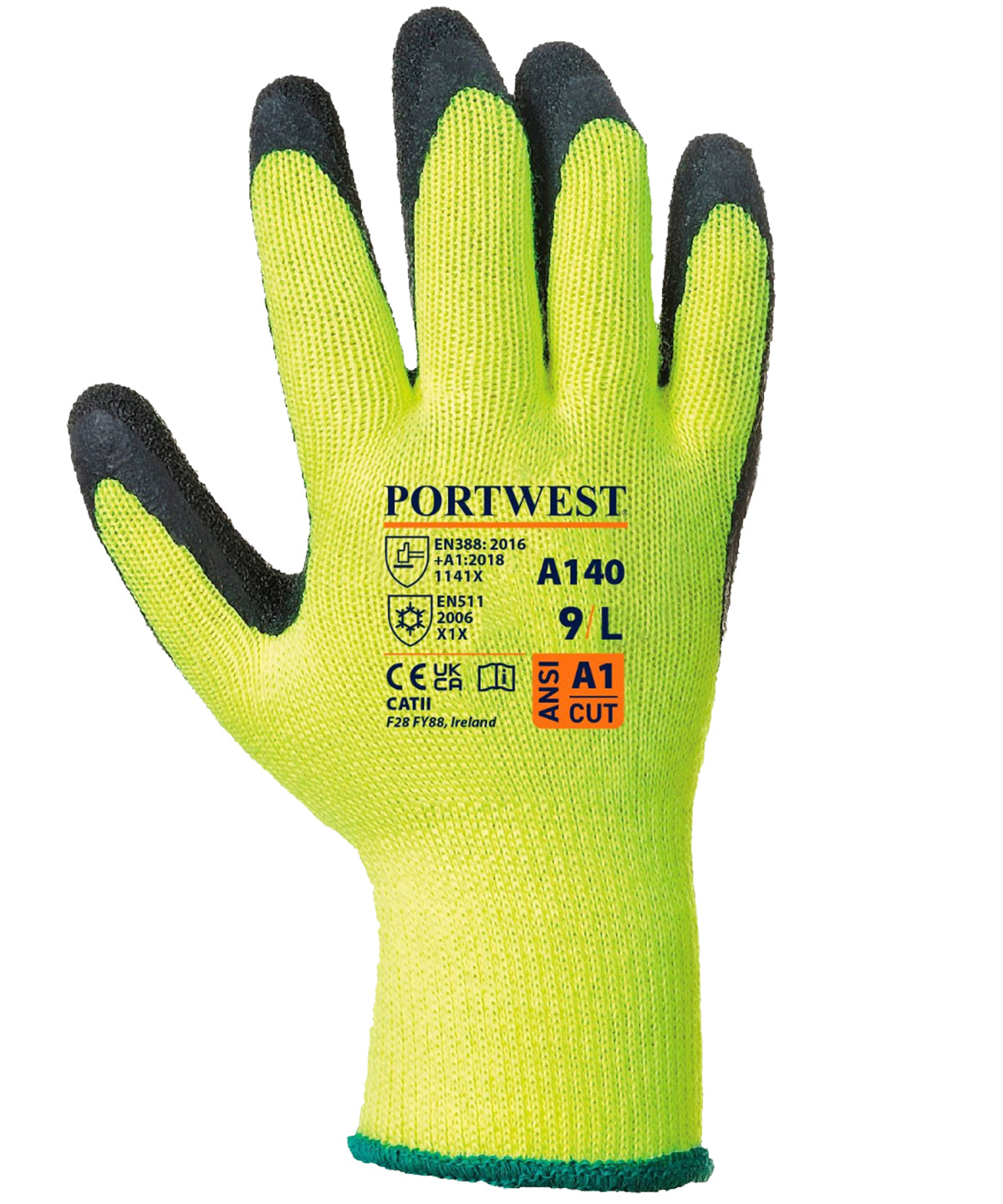 Thermo-Grip-Handschuh (A140) | Schwarz