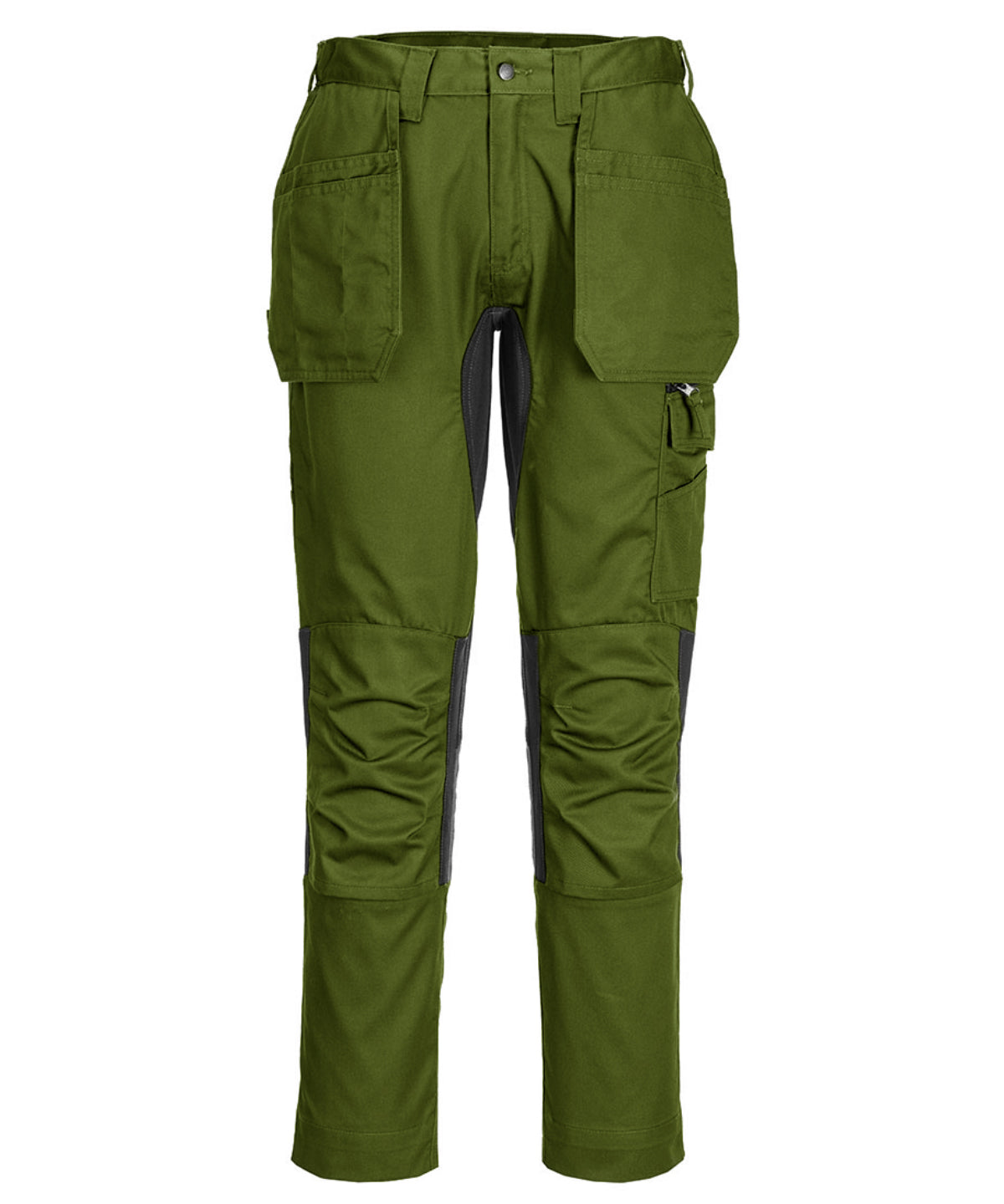 Pantalones holgados elsticos WX2 (CD883) ajuste slim | Verde Oliva