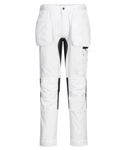 Pantalones holgados elsticos WX2 (CD883) ajuste slim | Blanco