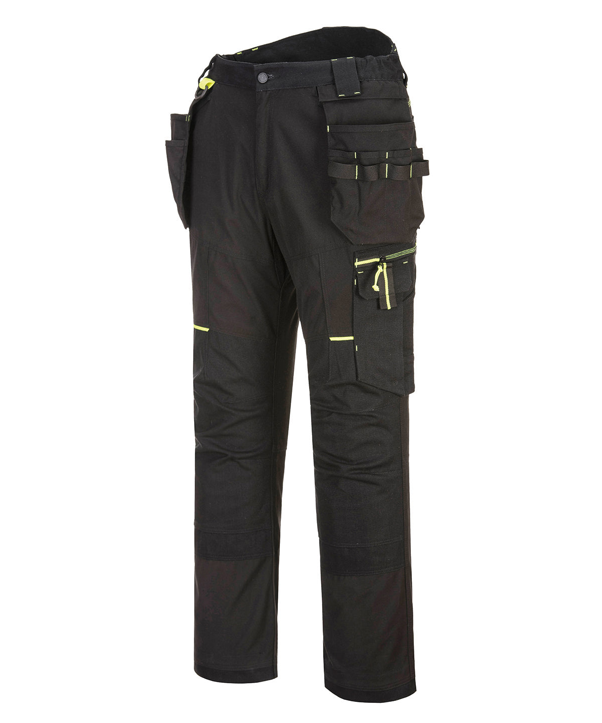 Pantalones holgados elsticos WX3 ECO (T706) ajuste activo | Negro