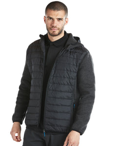 Chaqueta hbrida con aislante KX3 (T832) | Gris Marengo