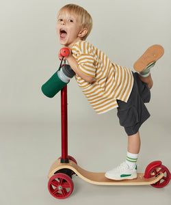 Botella de agua y soporte | Negro