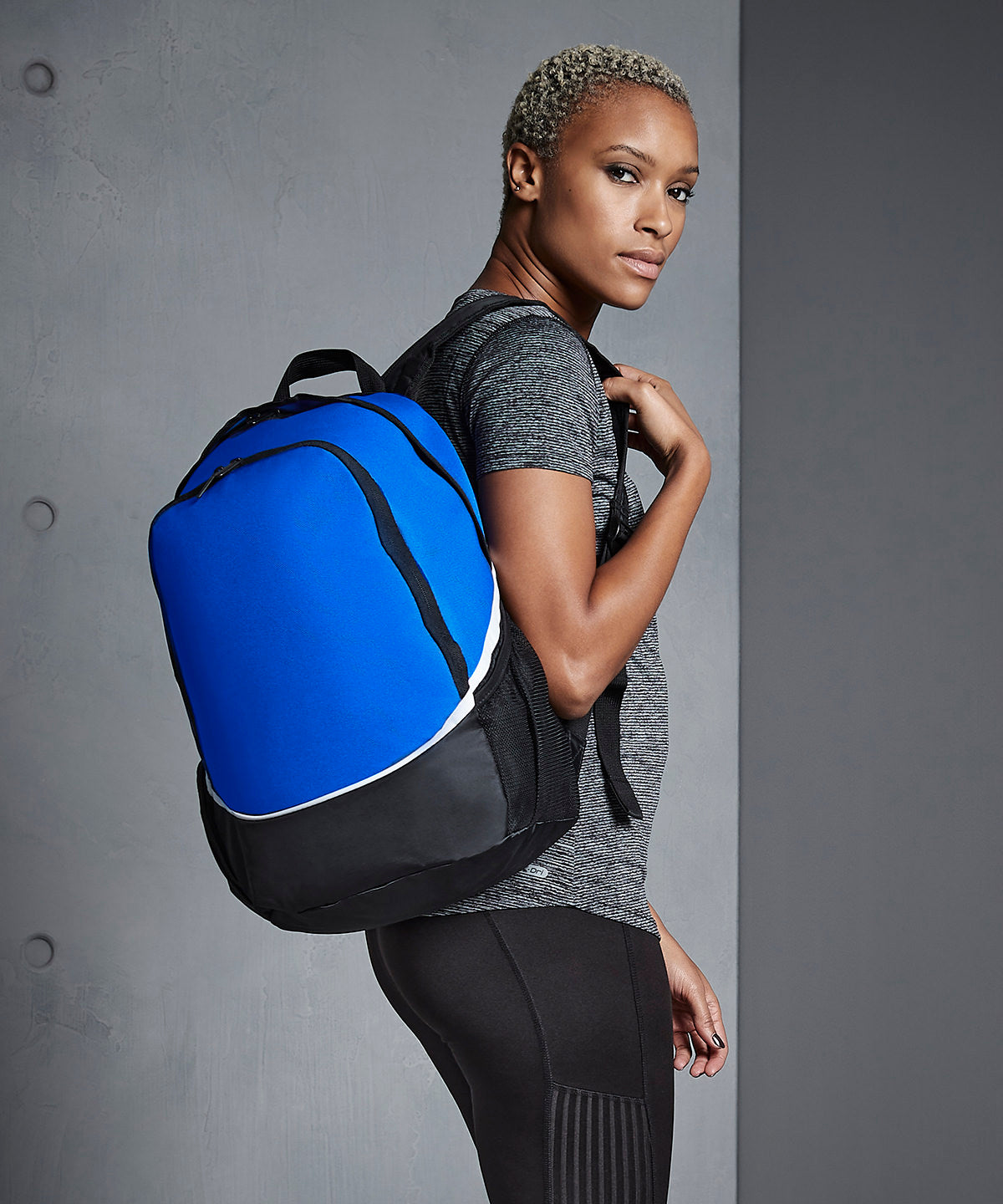 Mochila del equipo profesional | Azul Marino/Negro/Blanco