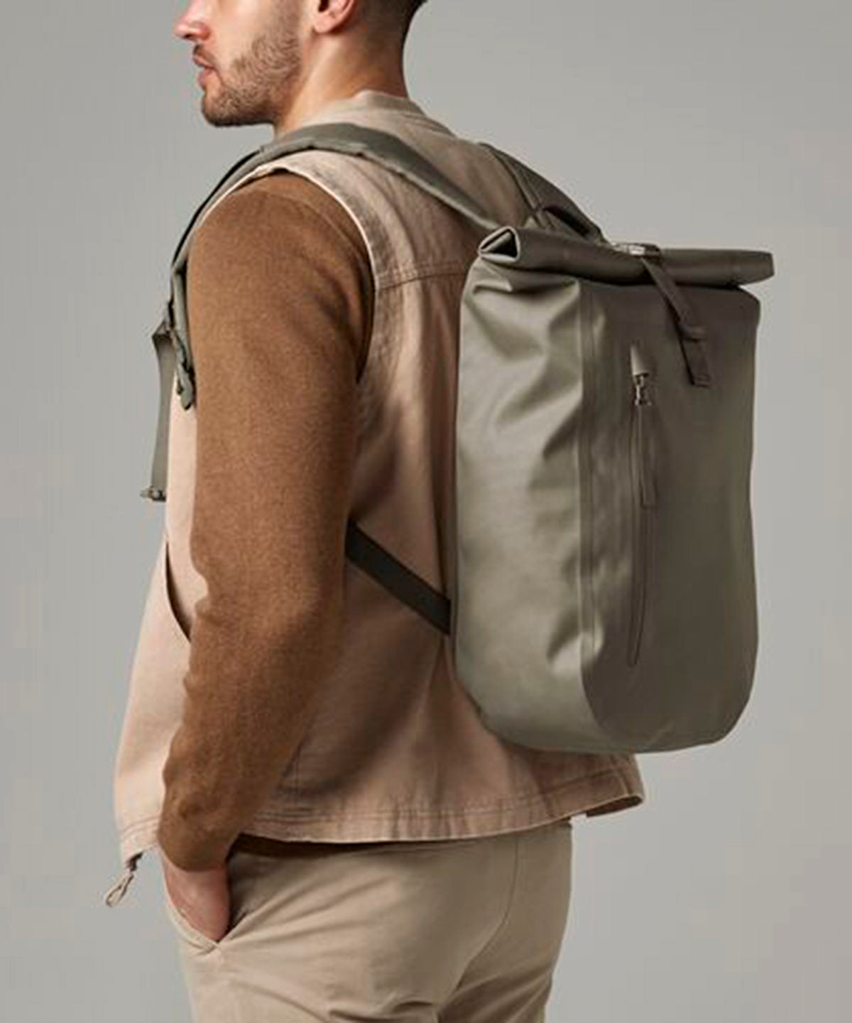 Impermeable roll-top lite | Gris Azulado