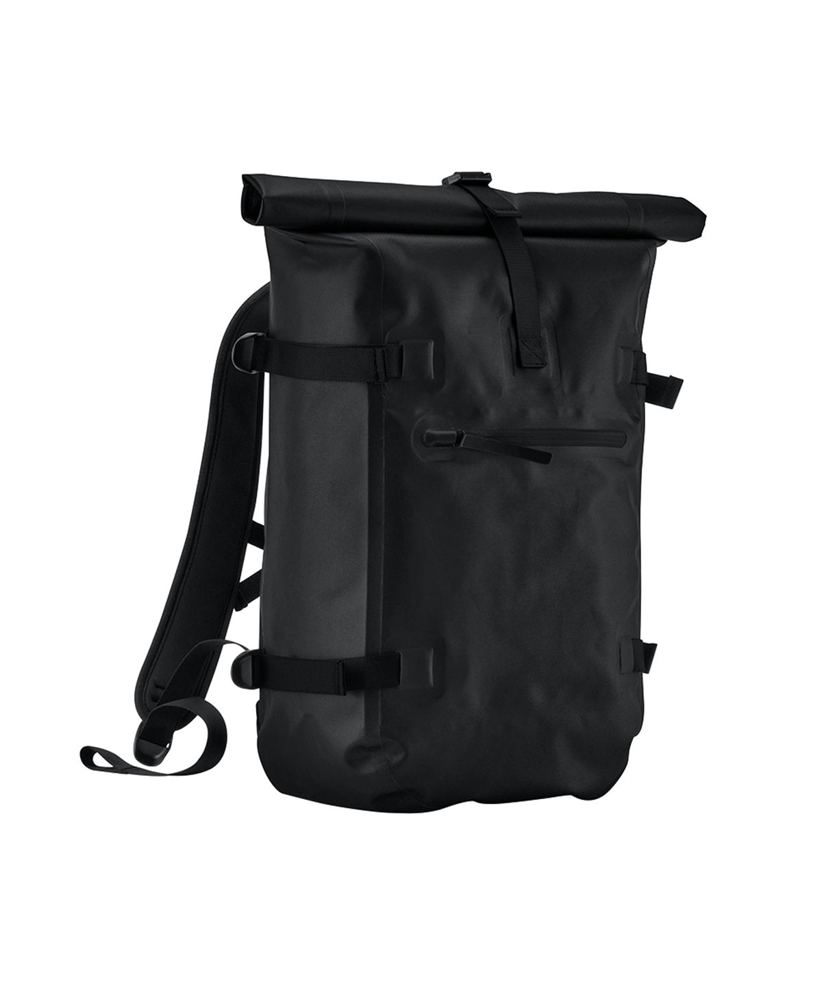 Impermeable con cierre enrollable | Negro