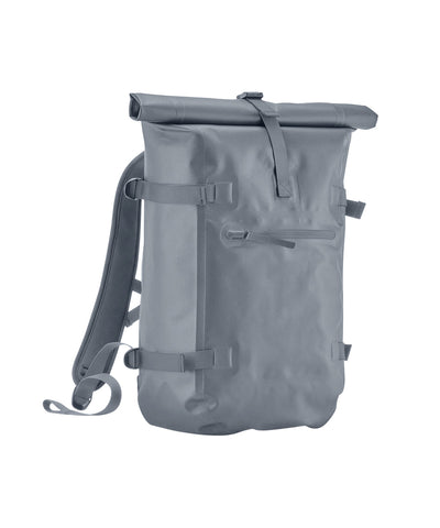 Impermeable con cierre enrollable | Gris Azulado