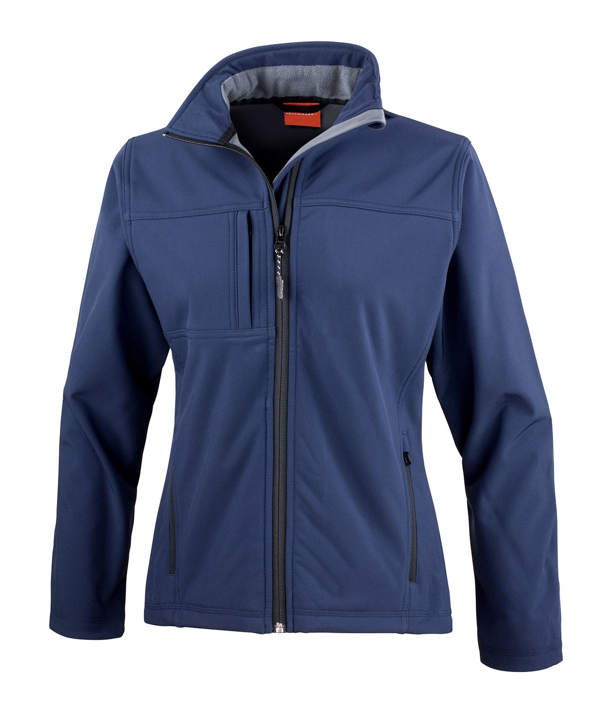 Klassische Softshelljacke für Damen | Marineblau