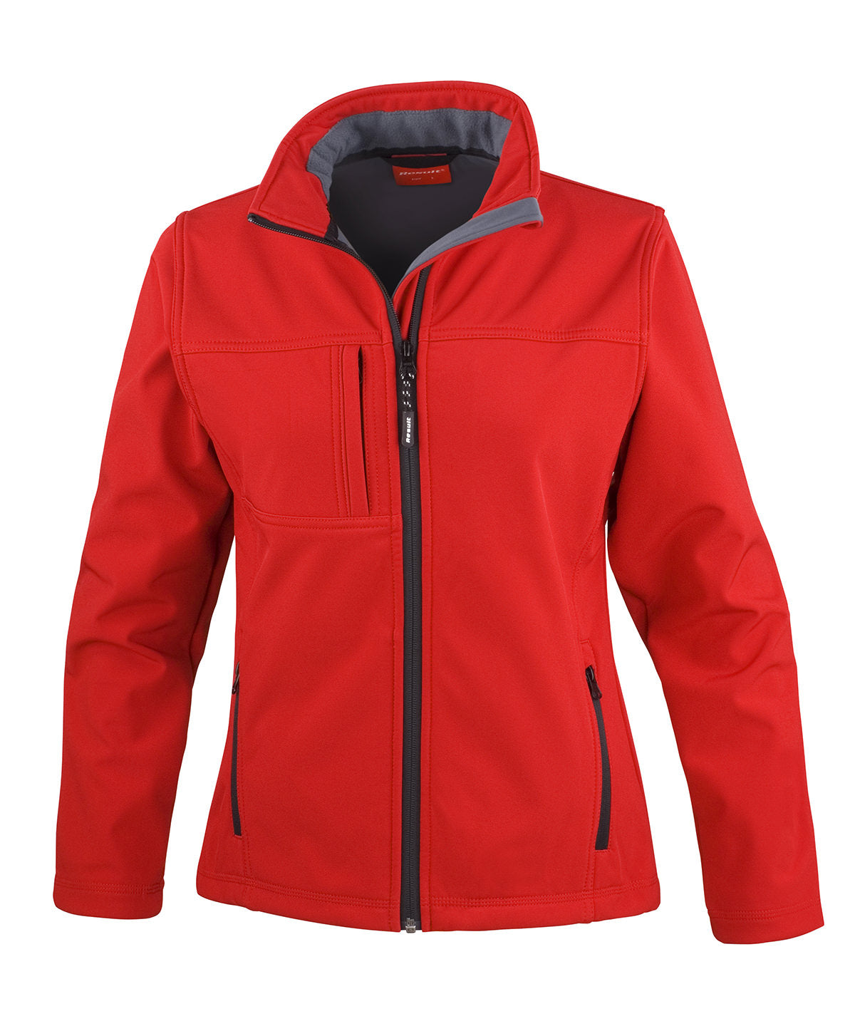 Klassische Softshelljacke für Damen | Rot