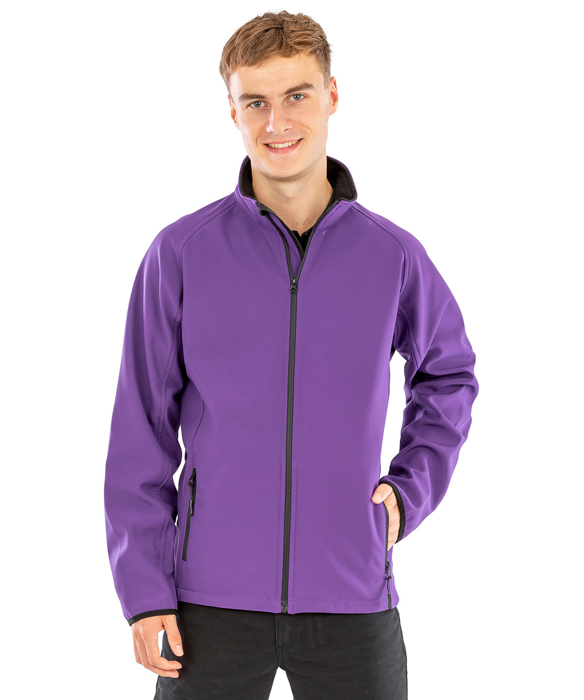 Chaqueta softshell Core pour imprimer | Azul Marin/Azul Real