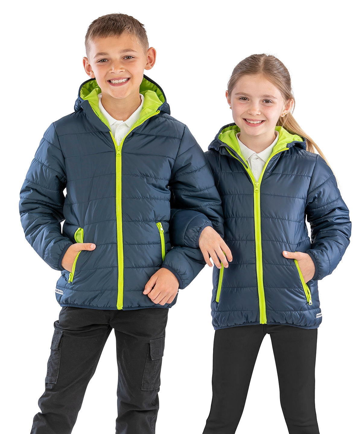 Chaqueta acolchada Core junior suave | Azul Marino