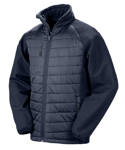 Chaqueta acolchada softshell Compass | Azul Marino/Azul Marino