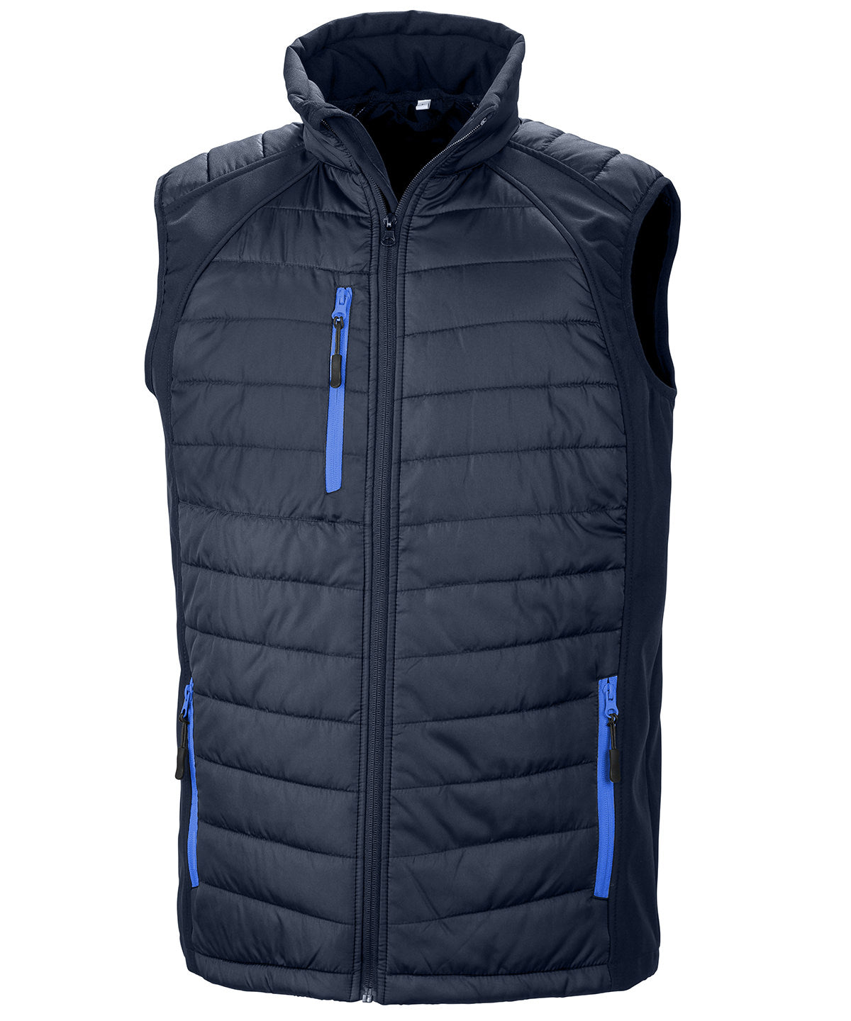 Chaleco acolchado softshell Compass | Azul Marino/Azul Real