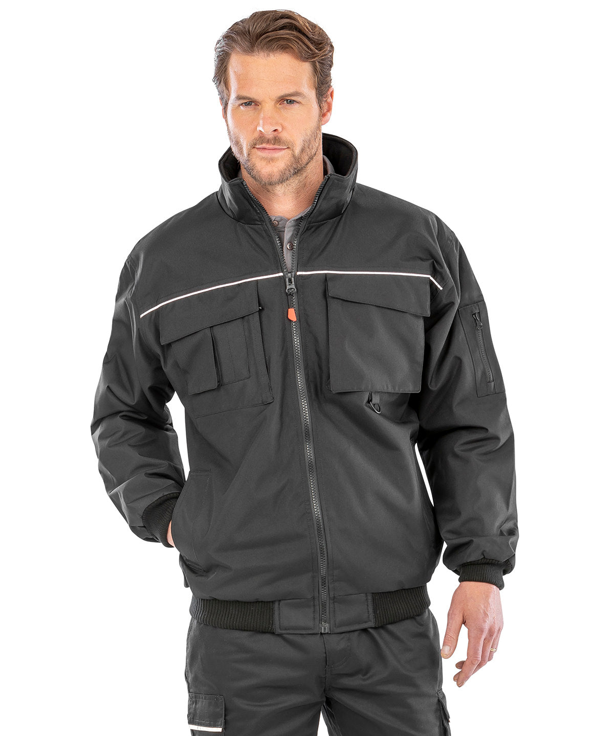 Chaqueta de piloto Work-Guard Sabre | Negro