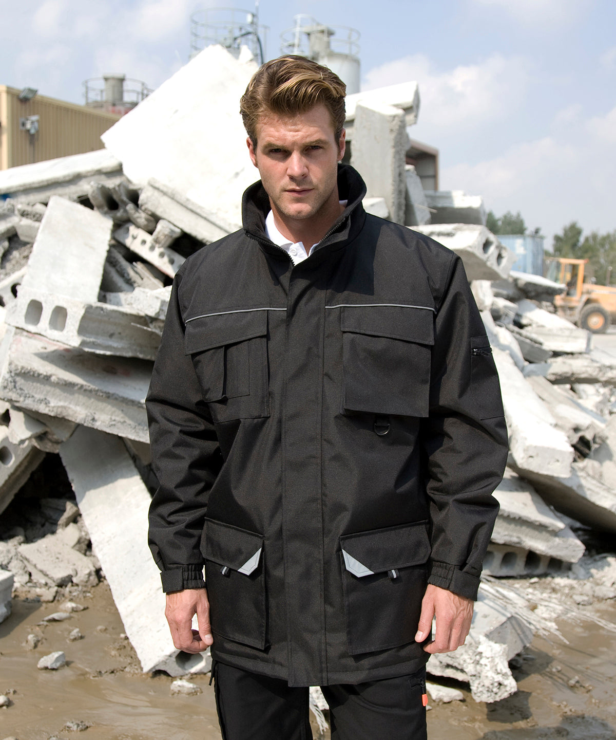 Abrigo largo Work-Guard Sabre | Azul Marino