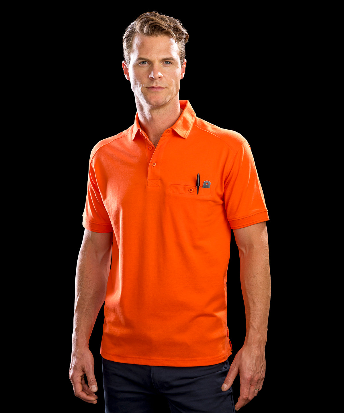 Camisa polo Work-Guard Apex con bolsillo | Azul Real
