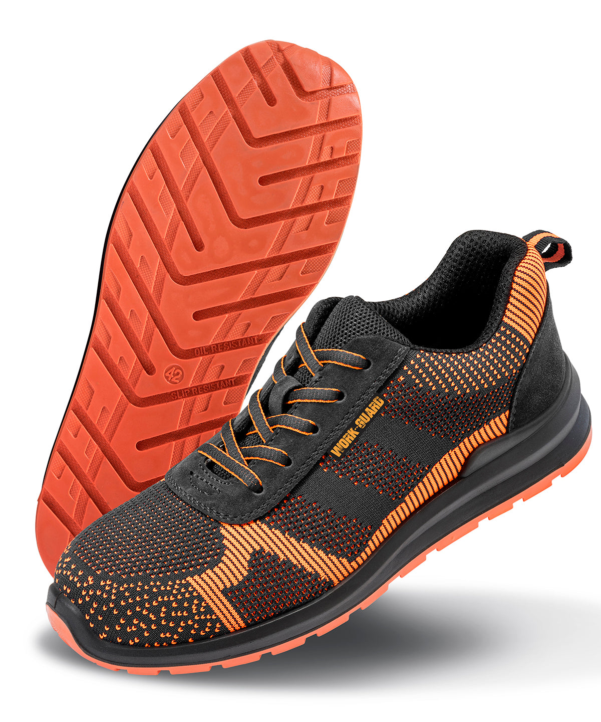 Zapatillas de seguridad Hardy | Negro/Naranja