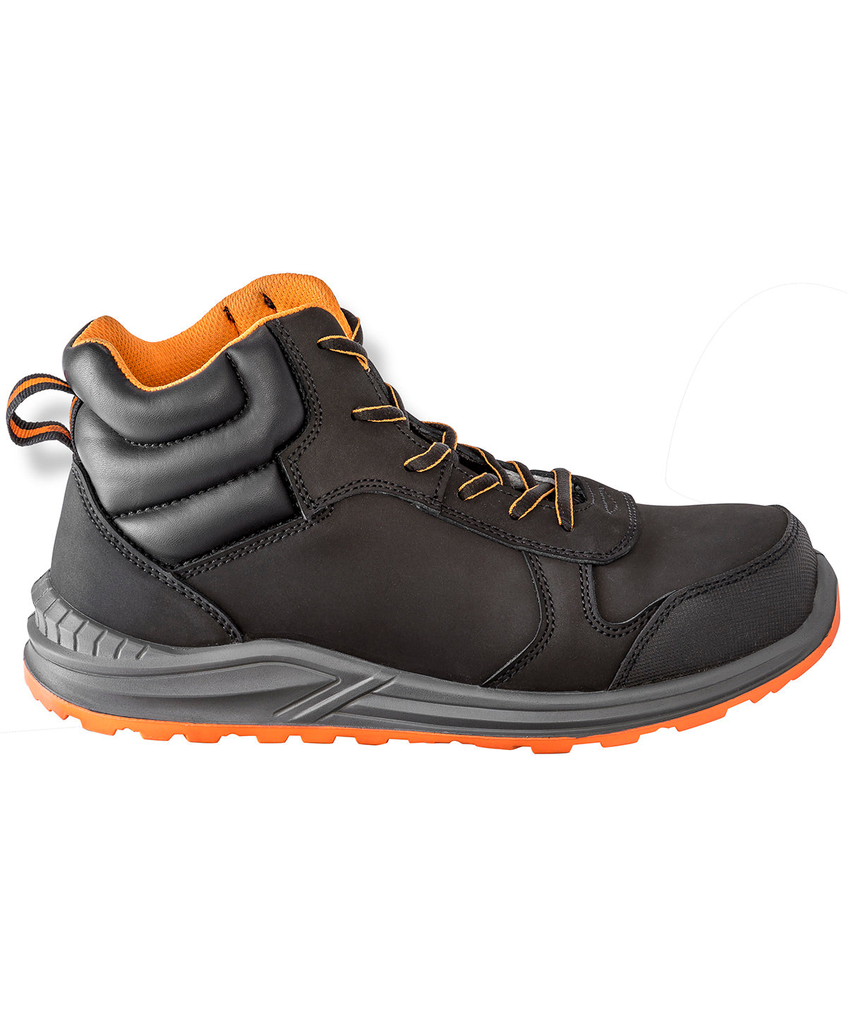 Bota de seguridad Stirling | Negro/Gris/Naranja
