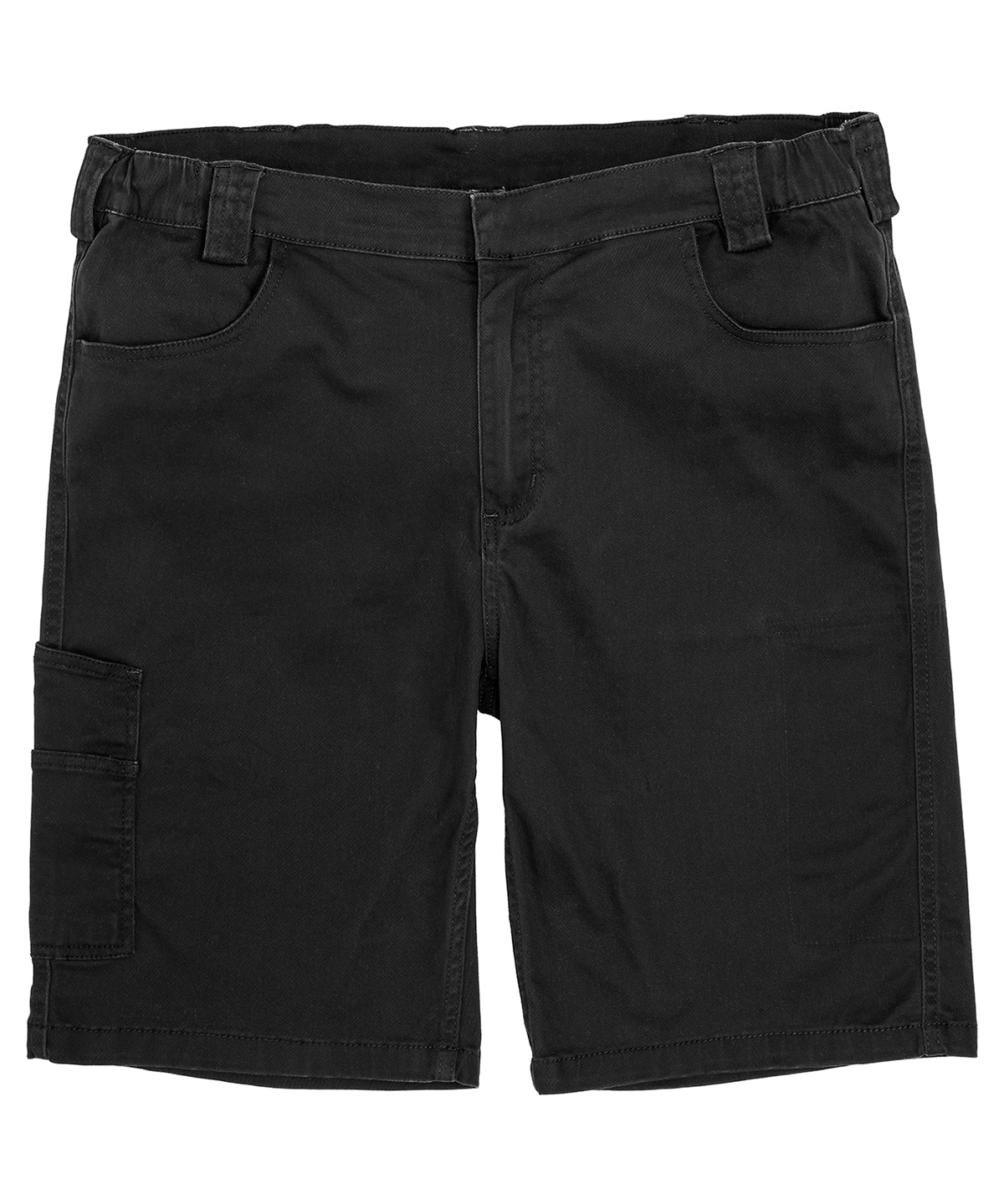 Pantalones cortos chinos slim sper elsticos | Negro