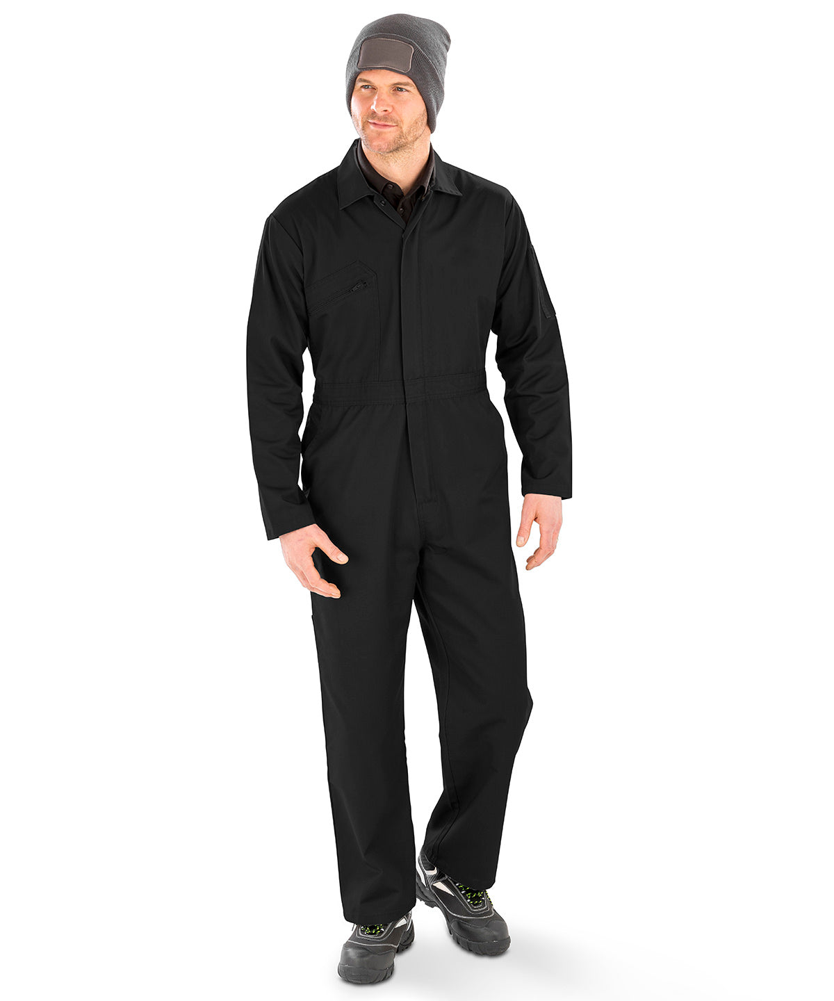 Peto de accin reciclado | Negro