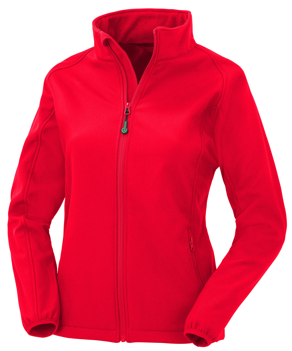 Damen Recycelte 2-Lagen Softshelljacke | Rot
