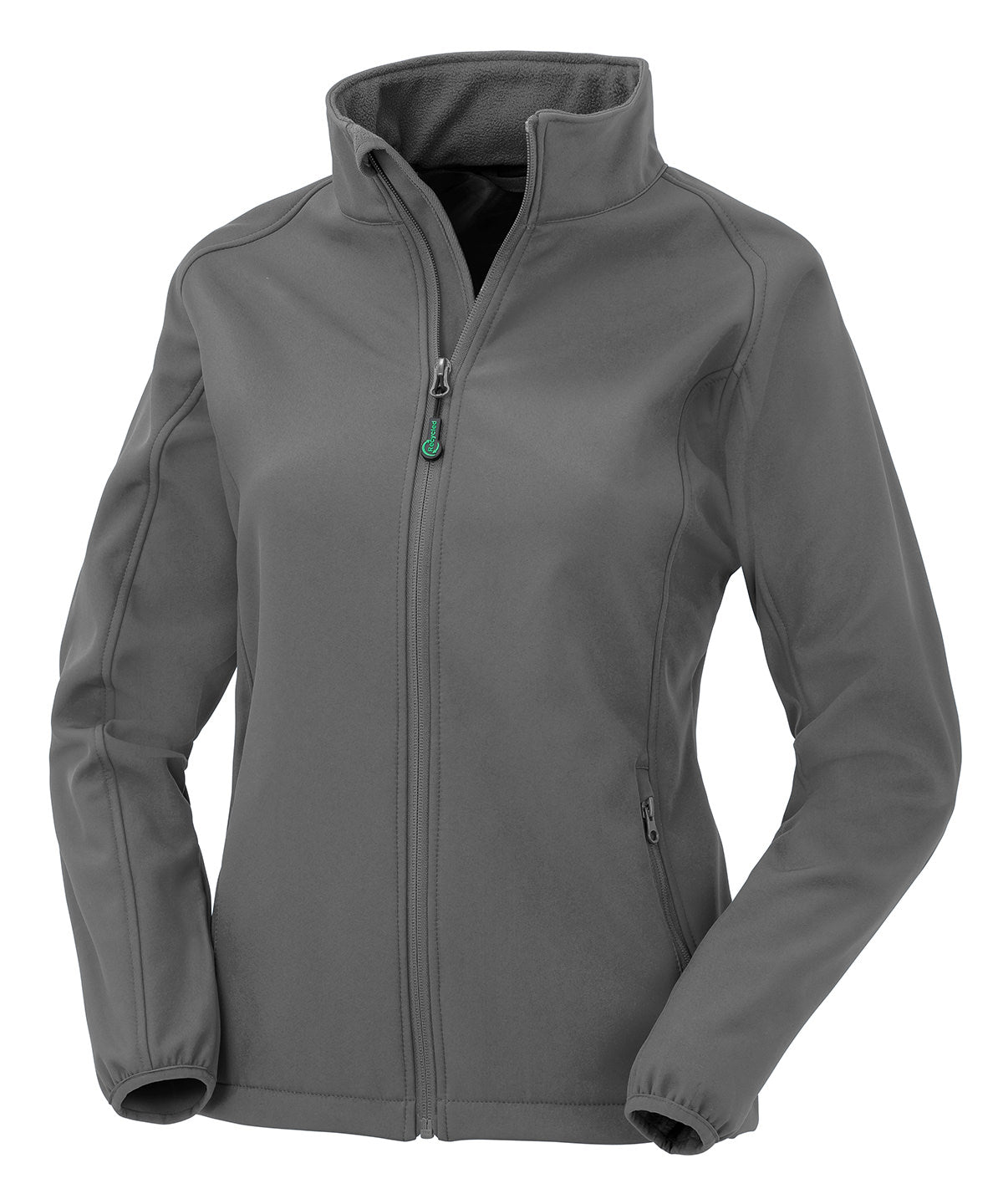 Damen Recycelte 2-Lagen Softshelljacke | Workguard Grau