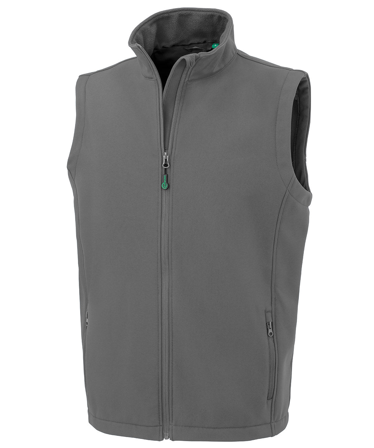 Chaleco softshell para hombre reciclado de 2 capas para imprimir | Gris Workguard