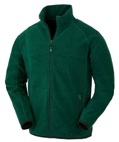 Thermojacke aus recyceltem Fleece | Waldgrün