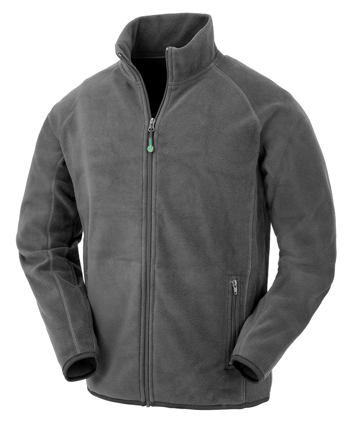 Chaqueta polar trmica de forro polar reciclado | Gris