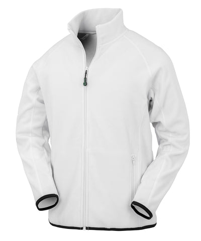 Thermo-Fleecejacke aus recyceltem Fleece | Weiß