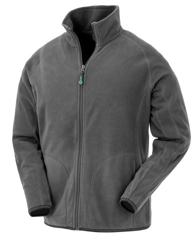 Recycelte Microfleece-Jacke | Grau