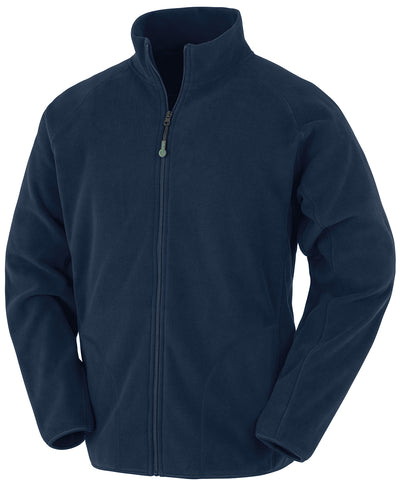 Recycelte Microfleece-Jacke | Marineblau