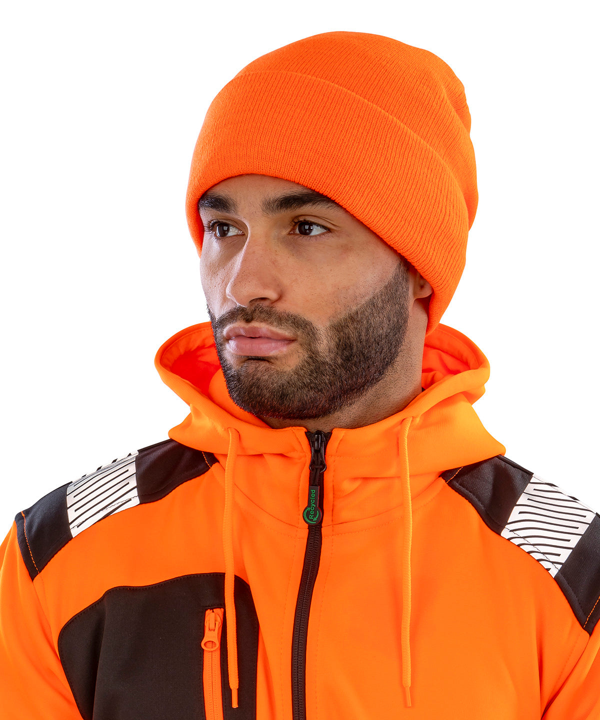 Gorro Thinsulate de peso pesado | Naranja Fluorescente