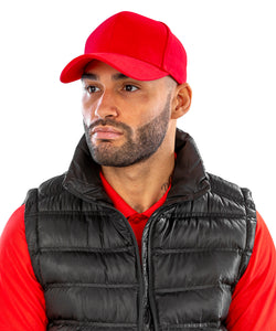 Gorra de algodn pesado estilo profesional | Negro