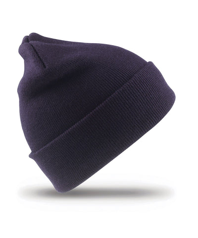 Gorro de esqu de lana para nios | Azul Marino